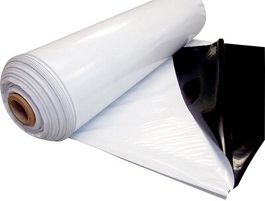 lona dupla face preta e branca